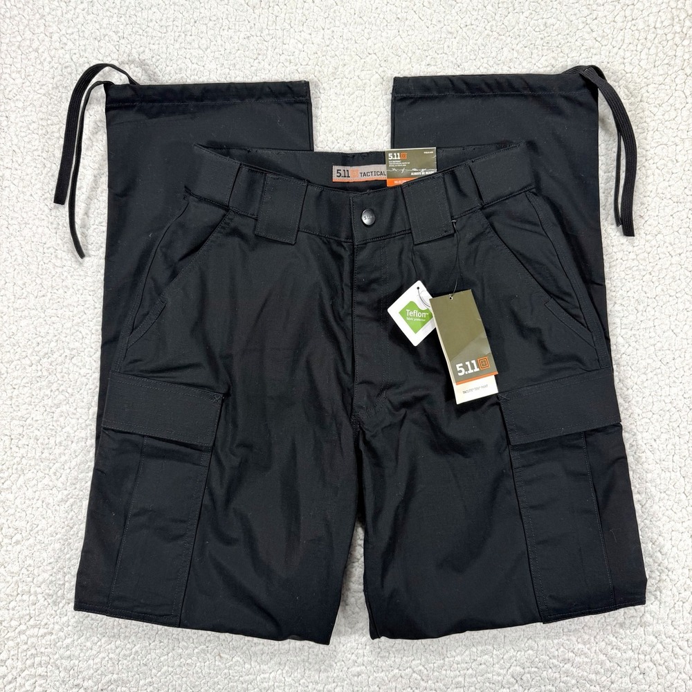 5.11 Tactical TacLite TDU Pants Men's M Regular Black NWT Workwear Cargo EMT